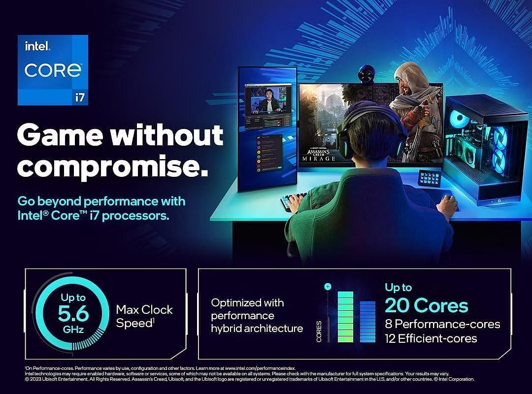 An overview of the specs of the i7-14700K (Image via Amazon)
